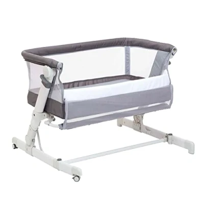 Image de Chicco, Next2Me Pop Up Grey Mist Cododo, Lit d&#039;Appoint pour Bébé, Hauteur Réglable, Inclinable, Facile à Installer et Transporter, Sac de Voyage Inclus, 6 Mois 9 kg, Atmosphere