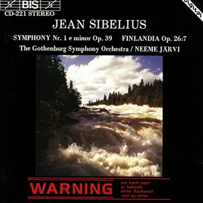 Image de CD JEAN SIBELIUS, GÖTEBORGS SYMFONIKER Symphonie n. 1 Mi mineur Op. 39 / Fin BISCD221 BIS Allemagne Classique Occasion