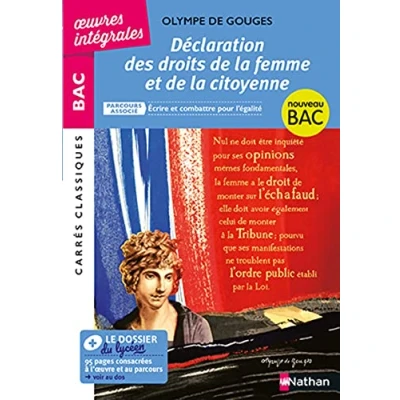 Image de Déclaration des droits de la femme et citoyenne Olympe Gouges Français 1re 2023 Parcours : Écrire combattre p... Livre d’occasion