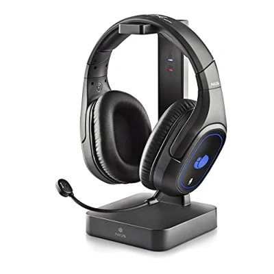 Image de Casque de Jeu Sans Fil NGS GHX 600 Son 7.1, Technologie 2,4 GHz, Lumières LED Noir