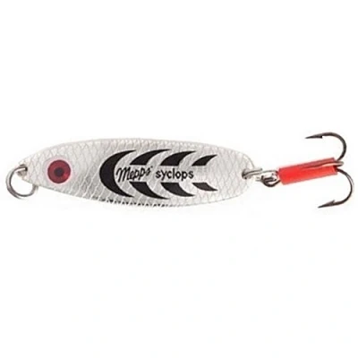 Image de MEPPS Cuiller SYCLOPS Plusieurs Couleurs Disponibles (Argent/Noir, 00)