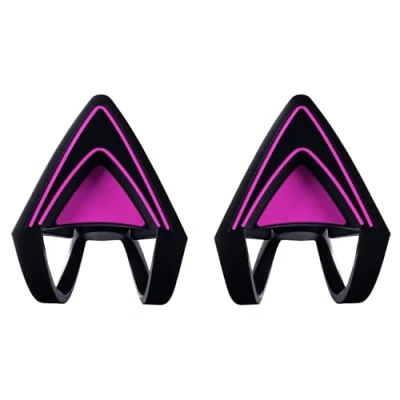 Image de Razer Kitty Ears Oreilles pour Casques Kraken (Compatibles avec Les Kraken, Résistant à l&#039;eau, Ajustable) Violet