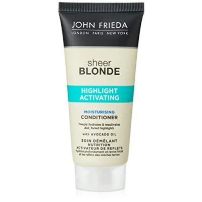 Image de John Frieda Shampooing hydratant pour cheveux blonds clairs, 50 ml, l&#039;emballage peut varier
