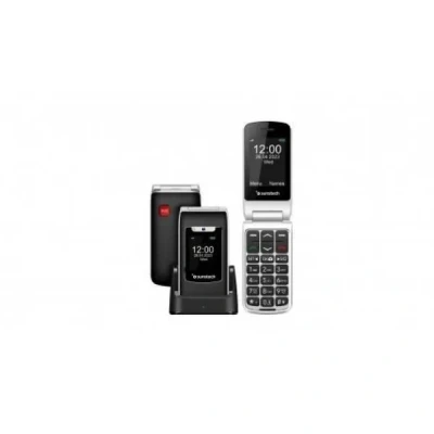 Image de CELT23 NOIR le CELT23, téléphone senior idéal pour les personnes âgées. Avec son design à clapet, garantit simplicité,