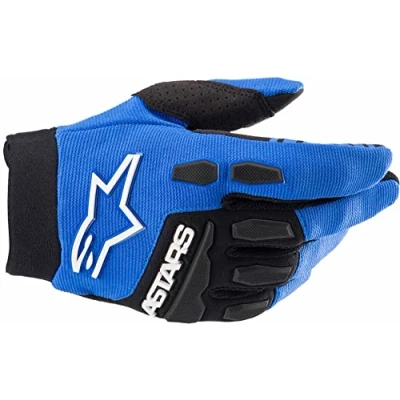 Image de Alpinestars Full Bore Gants de Motocross pour Les Jeunes Bleu/Noir M