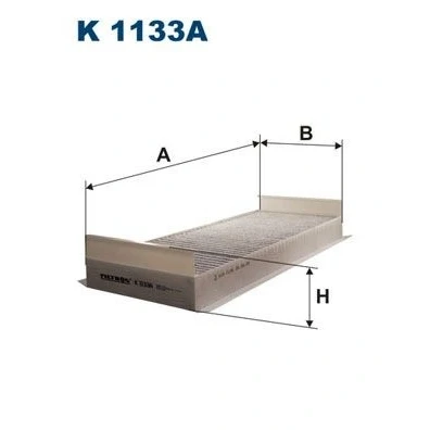 Image de FILTRON K 1133A Filtre d&#039;habitacle à charbon actif 468 183 70 MAN: TGA, TGS, TGL