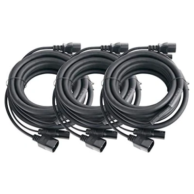 Image de Set de 3 Pronomic Stage IECD 5 DMX câble hybride C/DMX 5m