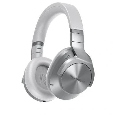 Image de Technics EAH A800 I Casque Audio Bluetooth Sans Fil (HP 40mm, Circum aural, Anti Bruit, Appels Haute Qualité) Argent