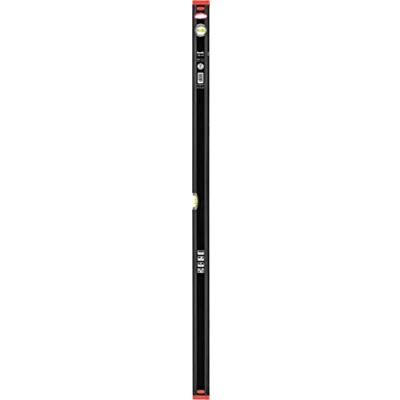 Image de kwb Niveau à bulle en aluminium 120 cm, nivelle résistante aux chocs, précision 0,5 mm / m, testé VPA, rectifié avec précision, 1 fiole horizontale et verticale