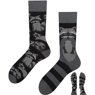 Image de TODO Chaussettes femme et homme Colors Fancy Funny avec un motif rigolo multicolore