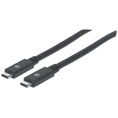 Image de Manhattan 354905 câble USB 3.2 Gen 1 (3.1 1) 2 m C Noir Neuf