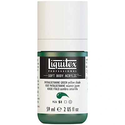 Image de Liquitex Professional Acrylique Soft Body 59ml Vert Jaune Phtalo