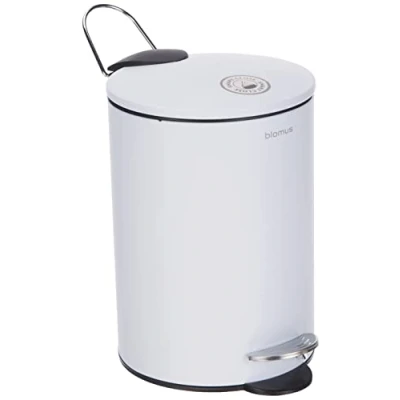 Image de Blomus 68945 Poubelle à pédale Blanc 3 l