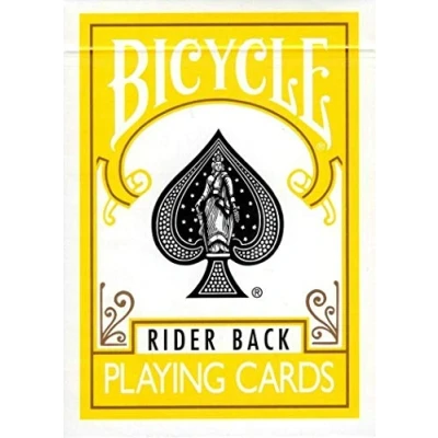 Image de 1 Jeu de Cartes à Jouer Jaune Rider Back (Jaune) édition Standard