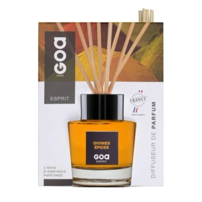 Image de Parfum d&#039;intérieur GOA Goatier esprit 200ml Divines épices Verre Orange