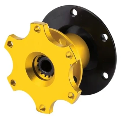 Image de moyeu de volant, kit universel d&#039;adaptateur volant voiture à 6 trous adaptateur dégagement rapide pour course rallye automobile