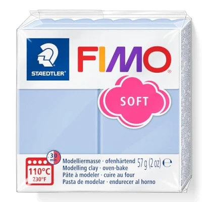 Image de STAEDTLER FIMO Soft Pain pâte à modeler 57 Grammes Bleu sérénité 8020 T31