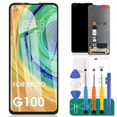 Image de SRJTEK Pour Motorola Moto G100 Écran LCD Motorol Edge S de remplacement XT2125 tactile Numériseur 4 Assemblage Kit pièces réparation