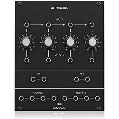 Image de Behringer CP35 ATTENUATORS Module Analogique Légendaire d’Atténuateurs et de Multiples pour Eurorack