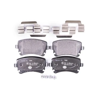 Image de HELLA 8DB 355 015 951 Jeu de plaquettes frein non préparé pour indicateur d&#039;usure avec vis d&#039;étrier accessoires AUDI: A6 C6 Avant