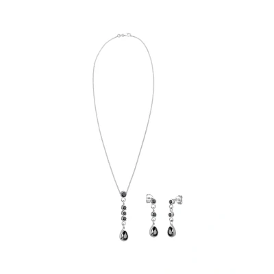 Image de Elli SET Boucles d&#039;oreilles, Femme, Taille: 45, Schwarz