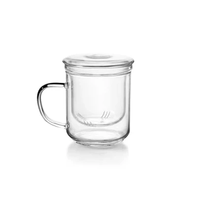 Image de Ibili Tasse à Thé avec Filtre Salvia, 0,4 Litre, Borosilicate