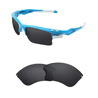 Image de HiCycle2 Verres polarisés de rechange pour lunettes soleil Oakley Fast Jacket XL, Noir