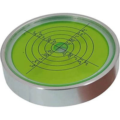 Image de Bande de calibrage universelle en alliage d&#039;aluminium , avec bulle haute précision, ruban niveau à rond, installation 10 pouces/2 mm (74 x 15 mm)