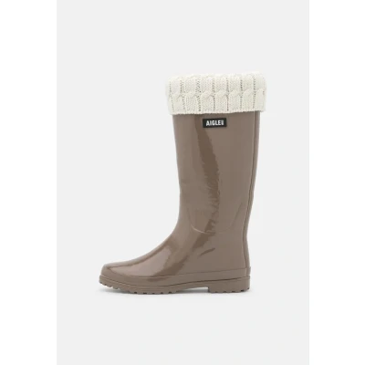 Image de Aigle Eliosa Winter Bottes en caoutchouc, Femme, Taille: 37, Chestnut Caoutchouc naturel
