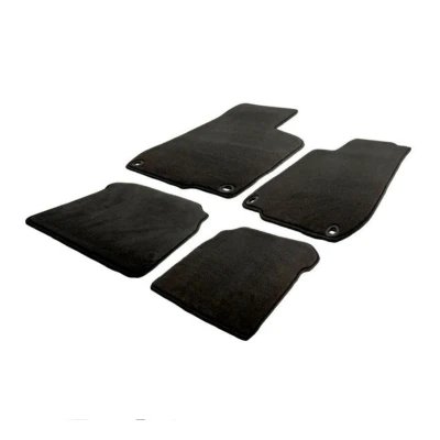 Image de AutoStyle Ensemble de tapis sol Velours avant et arrière noir TM ME575V
