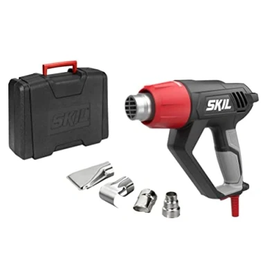 Image de SKIL F0158003FD Décapeur thermique 8003 FD (2000 W, température de fonctionnement 70 C / 450 600 C, débit d&#039;air 350 550 l/min, pistolet à air chaud avec mallette + buses, longueur du câble