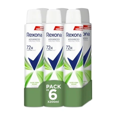 Image de Rexona Aloe Vera Déodorant 6 x 200 ml (total : 1200 ml.)