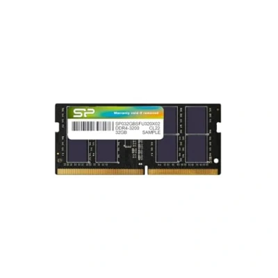 Image de Silicon Power DDR4 SODIMM Mémoire RAM 3200 MHz CL22 32 GB () Noir SP032GBSFU320X02