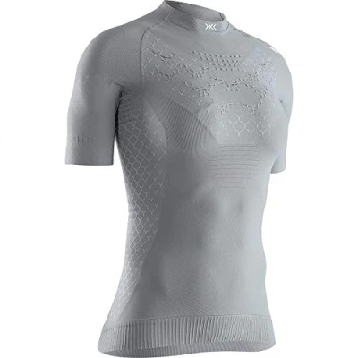 Image de X Bionic Twyce 4.0 Run Chemise Femme, Dolomite Grey/Arctic White, FR : L (Taille Fabricant L)