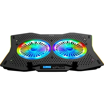 Image de NCA INC 607GMS Ordinateur Portable/PS/Xbox cooling Pad Dark Mode 17&quot; (10 18&quot;)