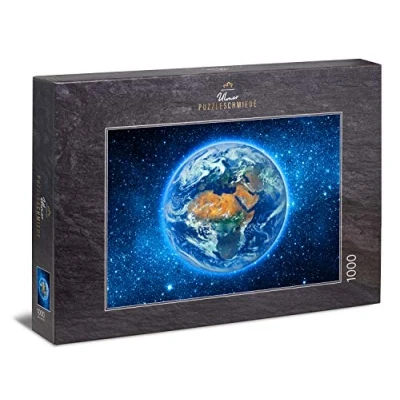Image de Ulmer Puzzleschmiede Puzzle Overview: 1000 pièces La Terre Vue de l&#039;espace comme Une Image spectaculaire