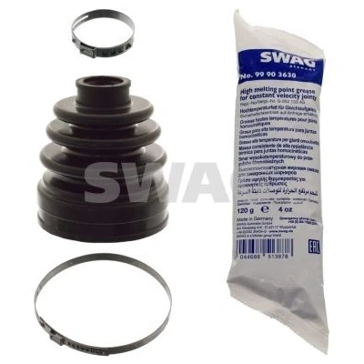 Image de SWAG 82 10 1857 Soufflet de Cardan Essieu avant, du côté boîte vitesses Caoutchouc NISSAN: Qashqai / Qashqai+2 I, X Trail