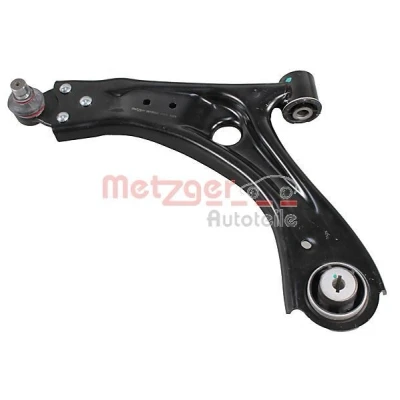 Image de METZGER 58138901 Bras de suspension avec support en caoutchouc, rotule Essieu avant gauche barre oscillant transversal