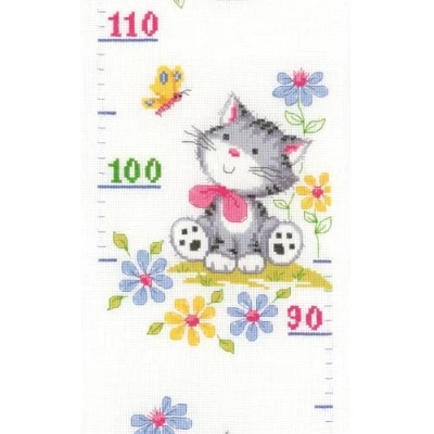 Image de Vervaco Kit au point compté Chatons jouants,Multicolore,18.0 x 70.0 0.3 cm