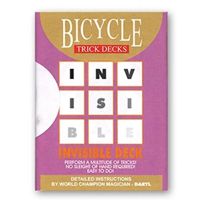 Image de Murphy&#039;s Manufacturing Invisible Deck Bicycle (Red) Trick