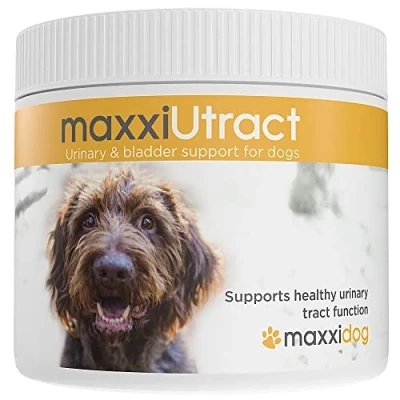 Image de maxxipaws maxxiUtract Canneberge Complément Alimentaire Urinaire pour la Vessie des Chiens Supplément Canin Le Contrôle de et Santé Voies Urinaires (Poudre 150g)