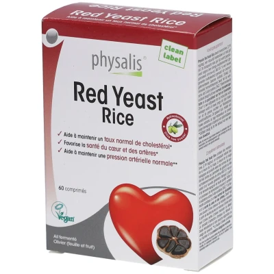 Image de Physalis Red Yeast Rice 60 comprimés
