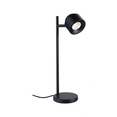 Image de Paulmann 79782 LED Zigbee Smart Home Puric Pane INCL. 1x4,5W gradable Lampe à Poser Noir Métal, Plastique 2700K, 4.5 W