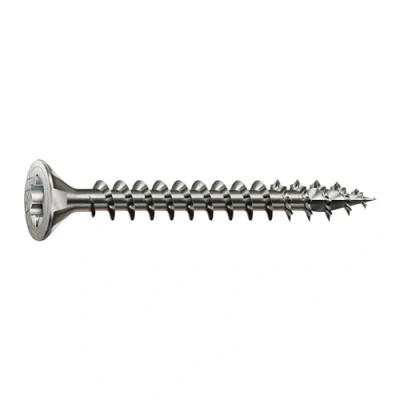 Image de SPAX Lot de 180 vis en acier inoxydable A2 8000000287176, 3,5 x 20 mm, filetage complet, tête fraisée, T STAR plus T15, 4CUT