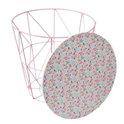 Image de Corbeille de rangement filaire Rose Liberty 30 x cm Enfant Mixte