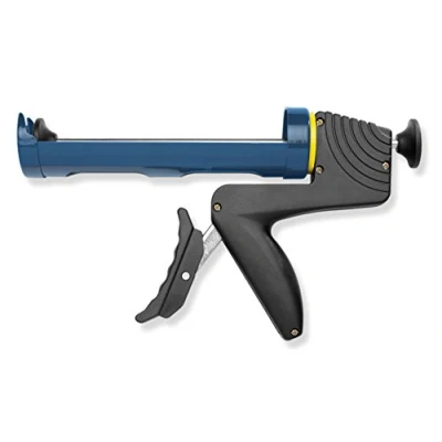 Image de Colorus Pistolet à cartouche professionnel 310 ml Semi ouvert avec poignée rotative pour tube de silicone long levier une application optimale d’acrylique