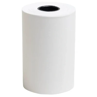 Image de Exacompta Réf. 40865E Paquet de 10 bobines pour tickets carte bancaire 57x37mm 18m 1 pli thermique 55g/m2 sans Phenol Blanc