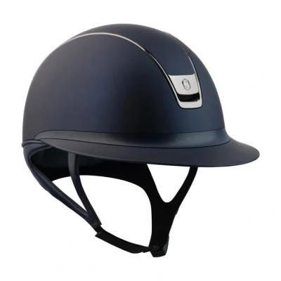 Image de Samshield Casques d&#039;équitation Miss Shield Shadowmatt 2.0 Black Chrome Bleu Mari