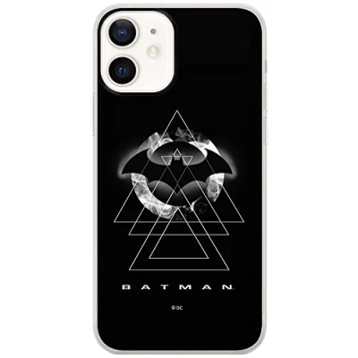 Image de ERT GROUP Coque de téléphone Portable pour Apple Iphone 12/12 Pro Original et sous Licence Officielle DC Motif Batman 009 Parfaitement adapté à la Forme du Portable, en TPU