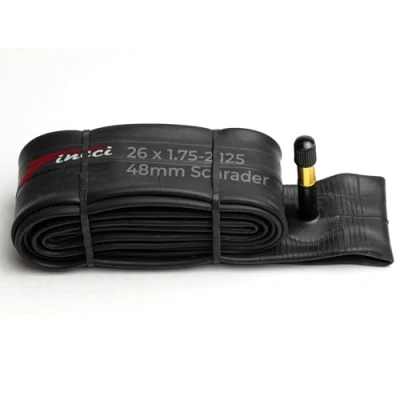 Image de Fincci 26 x 1,75 1,95 2,0 2,1 2,125 Pouces 48mm Chambre à Air de Valve Schrader pour Route VTT Montagne Hybrid Vélo Bicyclette